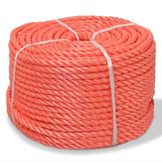 Vidaxl  Pletené lano polypropylénové 12 mm 250 m oranžové značky Vidaxl