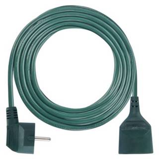 EMOS Predlžovací kábel 5 m / 1 zásuvka / zelený / PVC / 1, 5 mm2