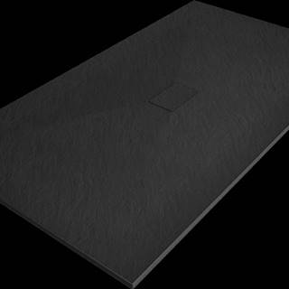 Mexen Hugo,  SMC obdĺžniková sprchová vanička 200 x 100 cm,  čierna matná,  42701020