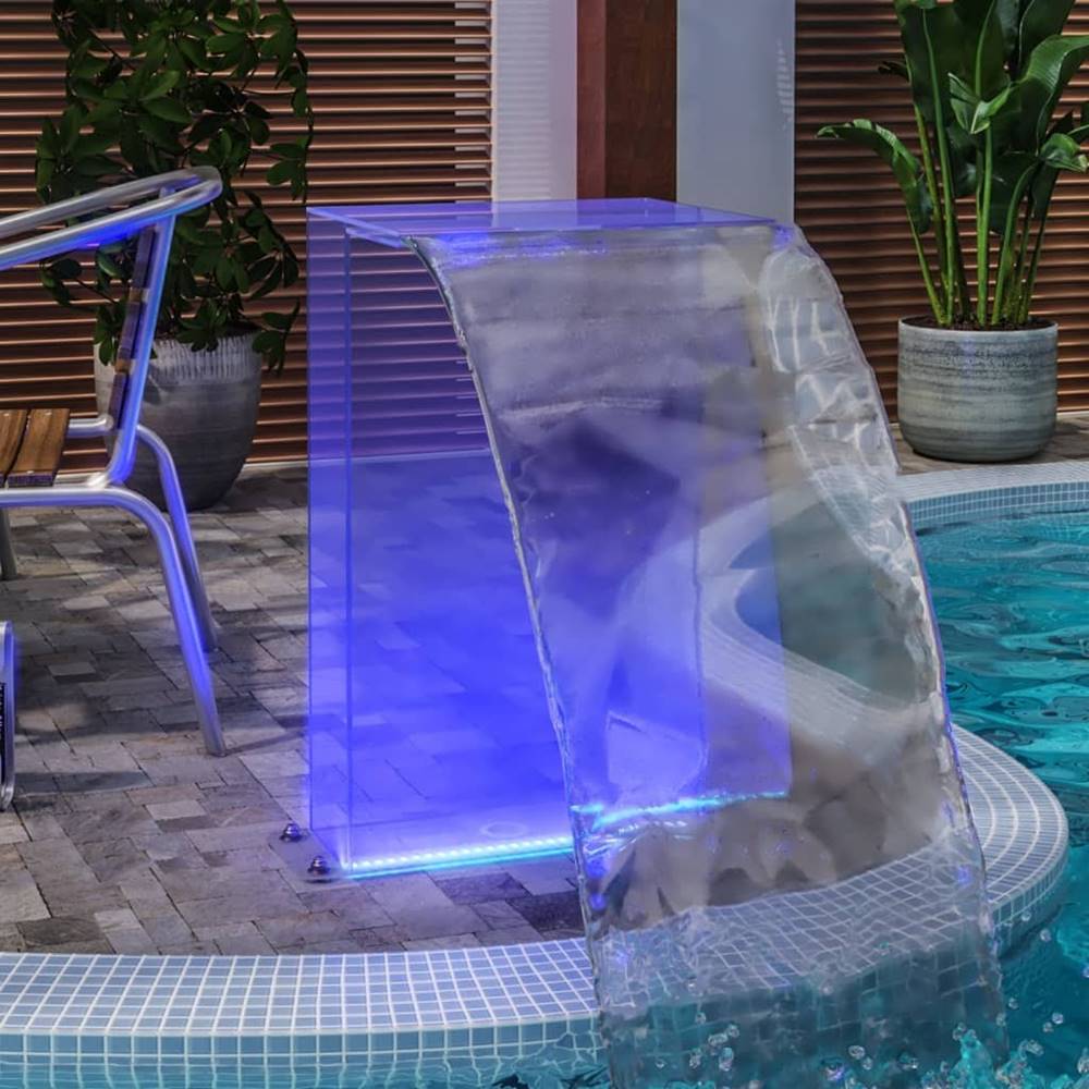 Vidaxl  Záhradná fontána s RGB LED osvetlením,  akryl,  51 cm značky Vidaxl