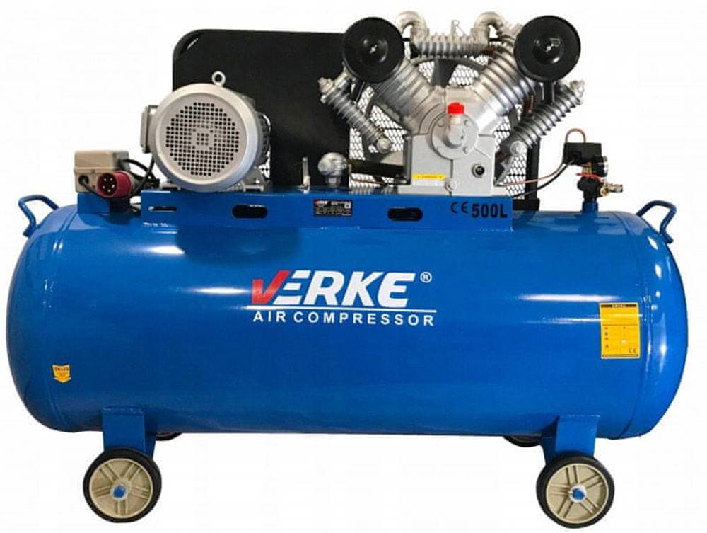 Verke  Olejový kompresor čtyřpísty 500L,  10KS,  V81130 značky Verke