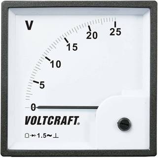 Conrad Analógové panelové meradlo VOLTCRAFT AM-96x96 / 25V 25 V
