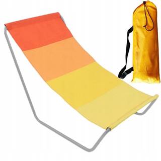 Korbi Turistické ležadlo,  plážové kreslo,  skladacie,  oranžová