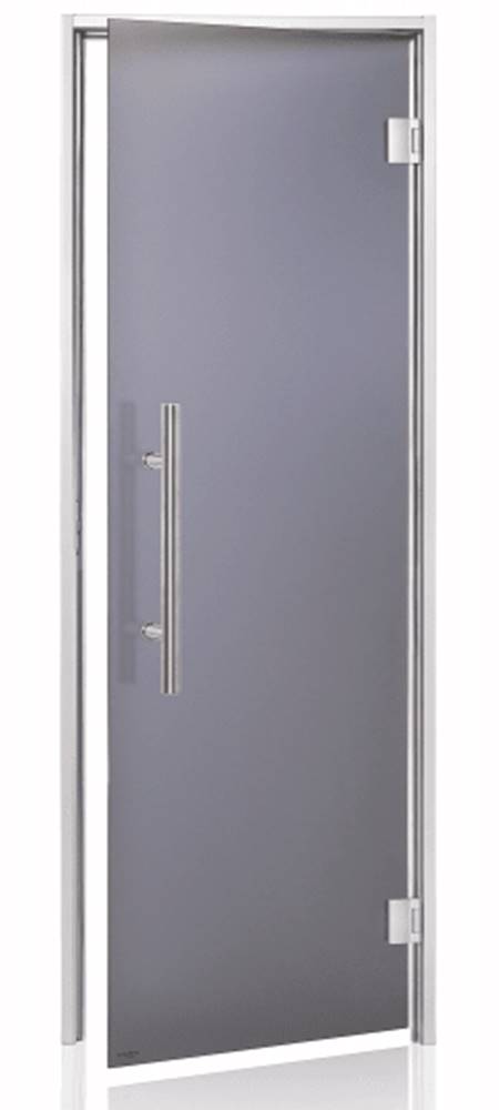 Horavia  Dvere do parnej sauny A Premium 7x19 Satin Grey 685x1895 mm značky Horavia