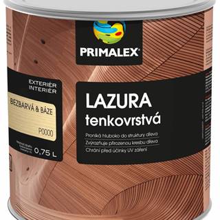 Primalex   tenkovrstvá lazúra na drevo buk 5 l značky Primalex