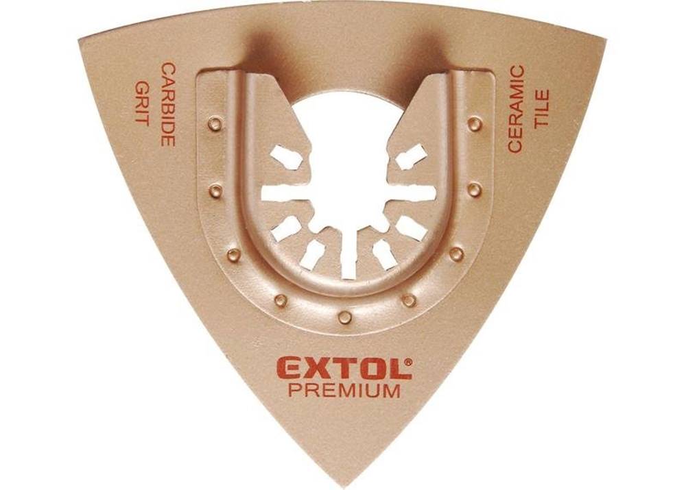 Extol Premium  8803860 Rašpľa trojuholníková na keramiku a porobetón 78mm,  volfrám,  tvrdokov značky Extol Premium