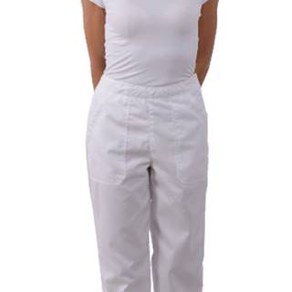 BORTEX  Nohavice na gumu biele dámske (zmesový materiál) značky BORTEX