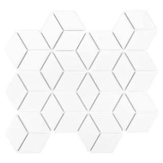 DUNIN  Mozaika Mini Rombic White 88 - cena za 1 kus 307 x 268mm,  12.154 ks / m2 značky DUNIN