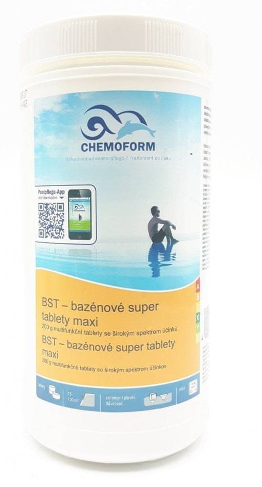 Chemoform  Multifunkčné tablety maxi pomalorozpustné 200g značky Chemoform