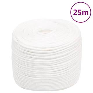 Vidaxl  Lodné lano biele 10 mm 25 m polypropylén značky Vidaxl