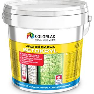 COLORLAK BETOKRYL V2013 - Vodou riediteľná farba na betón C1000 - biela 1, 5 kg