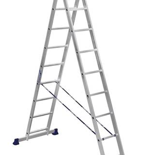 ALUMET  Rebrík - štafle dvojdielny 2 × 9 (H2 5209) značky ALUMET
