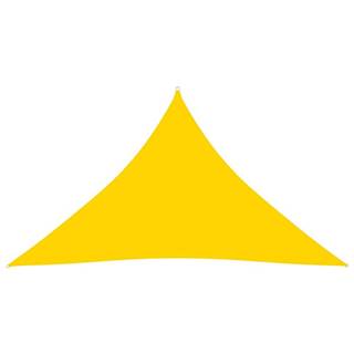 Vidaxl Tieniaca plachta oxfordská látka trojuholníková 5x5x6 m žltá