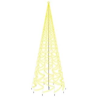 Vidaxl Vianočný stromček so špicom 3000 teplých bielych LED 800 cm