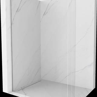 Mexen Kioto,  zaoblená sprchová zástena 120 x 200 cm,  8mm číre sklo,  chrómový profil,  800-120-101-01-06