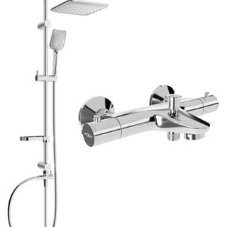 Mexen Sven sprchový stĺp vrátane vaňovej termostatickej batérie nox,  chróm (77350262-00)