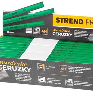 Strend Pro Ceruzka Strend Pro,  murárska,  250 mm,  čierna tuha,  hranatá,  na kameň,  sellbox 72 ks