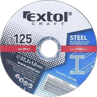 Extol Craft  106902 Rezný kotúč na kov 5ks,  125x1, 0mm značky Extol Craft