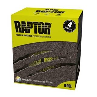 RAPTOR Raptor - farebný tvrdý ochranný náter - SET ral 7001 - striebrošedá 1, 05 l
