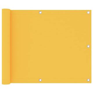 Vidaxl Balkónová markíza,  žltá 75x400 cm,  oxfordská látka