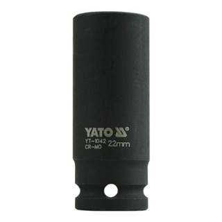 YATO  Nástavec 1/2 rázový šesťhranný hlboký 22 mm CrMo