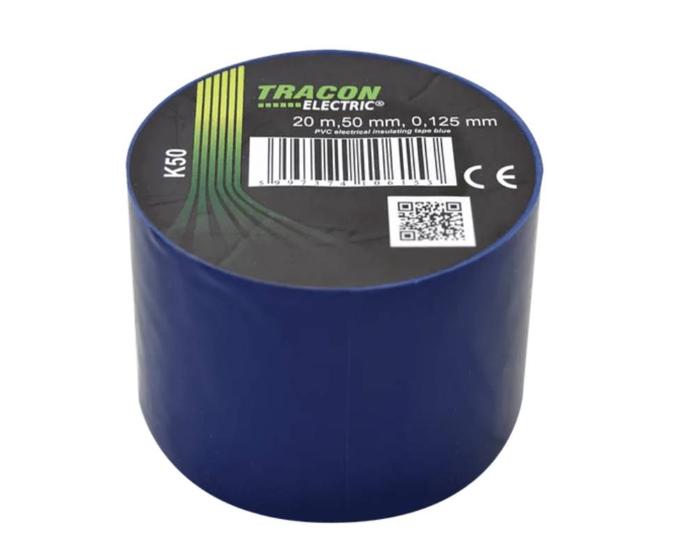 Tracon Electric  Páska izolačná modrá 20mx50mm značky Tracon Electric