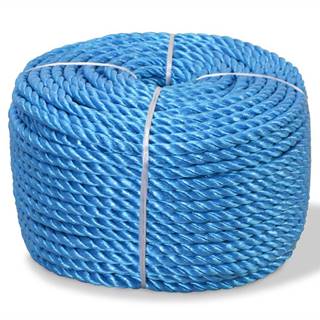 Vidaxl Pletené lano polypropylénové 12 mm 500 m modré
